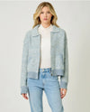MYSTREE 61176 ZIP-UP SWEATER JACKET BLUE
