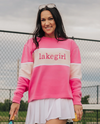 LAKEGIRL FCN013 CLOUD FLEECE CREWNECK HOT PINK