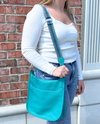 Messenger Bag With Strap K201976 TURQUOISE