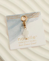 NARELLE WATERPROOF CHARM gold stone cross