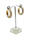 NE-1963 PEARL HOOP EARRING