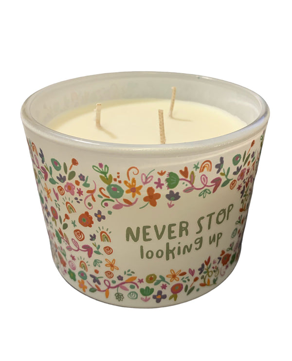 113855 NEVER STOP LOOKING UP JAR CANDLE