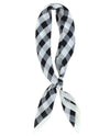OMOS-EV24 EVERY DAY EVERY WAY SCARF BLACK CHECKER