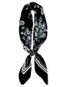 OMOS-EV24 EVERY DAY EVERY WAY SCARF BLACK FLORAL