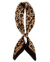 OMOS-EV24 EVERY DAY EVERY WAY SCARF BROWN LEOPARD