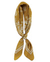 OMOS-EV24 EVERY DAY EVERY WAY SCARF GOLD FLORAL