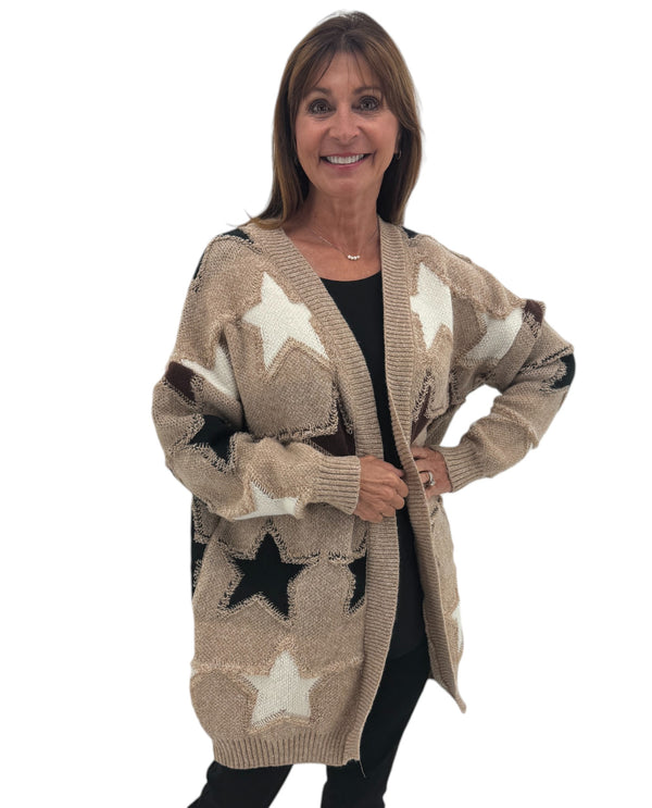 ONE SIZE STAR DUSTER CARDIGAN CWR5122 