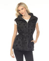 OOPERA V2618RW-1 QUILTED REVERSABLE VEST black