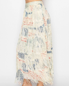 ORIGAMI OLS-4794 LAYERED FRINGE TIERED SKIRT FREEDOM FREEDOM