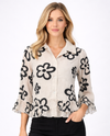 ORIGAMI OLS-4870 CROPPED JACKET W/ RUFFLES NEW DAISY