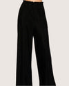 ORIGAMI OLS-4878 SUBLY SPARKLY FABRIC PANTS BLACK