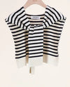 ORIGINAL FS40197 STRIPED PREPPY MOCK SWEATER beige