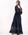 ORIGINAL FT81878 FLORA LACE BLOUSON SLEEVE MAXI black