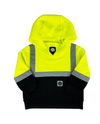 OUTDOOR KIDS HI-VIS SAFETY HOODED SWEATSHIRTS NEON