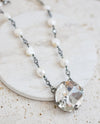  RACHEL MARIE OAK PARK NECKLACE JET/CLEAR