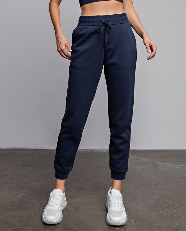 RAE MODE P6266 FRENCH TERRY SWEATPANT JOGGER NAVY
