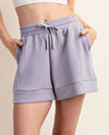 P6308 PLEAT CASUAL SHORT MYSTIC GREY