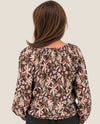 PAPARAZZI 4524 FLORAL PRINT TOP brown floral