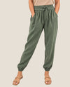 PAPARAZZI MV23034 SOFT JOGGER PANT olive