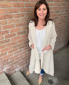 PAPERLACE PFC-71J FRINGE EDGE HOODED DUSTER CREAM