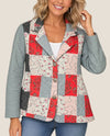 PARSLEY & SAGE 26F544E26 REVERSIBLE FAITH JACKET blue