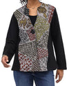 PARSLEY & SAGE 26F545E28 GALA ONE BUTTON JACKET BLACK