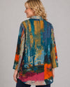 PARSLEY & SAGE 26W213 MAVIS BUTTON TOP navy