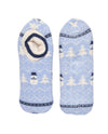 PATTERN CHRISTMAS SLIPPER BOOTIE X-MAS-SL-215 BLUE