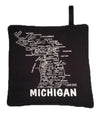PH-400 MICHIGAN POT HOLDER black