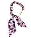 PH7129 SILK SCARF PHONE HOLDER WRISTLET F-PINK TIGER