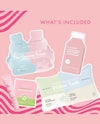 PINK GLOW EXPRESS REVITALIZE & GLOW SKINCARE KIT INSIDE