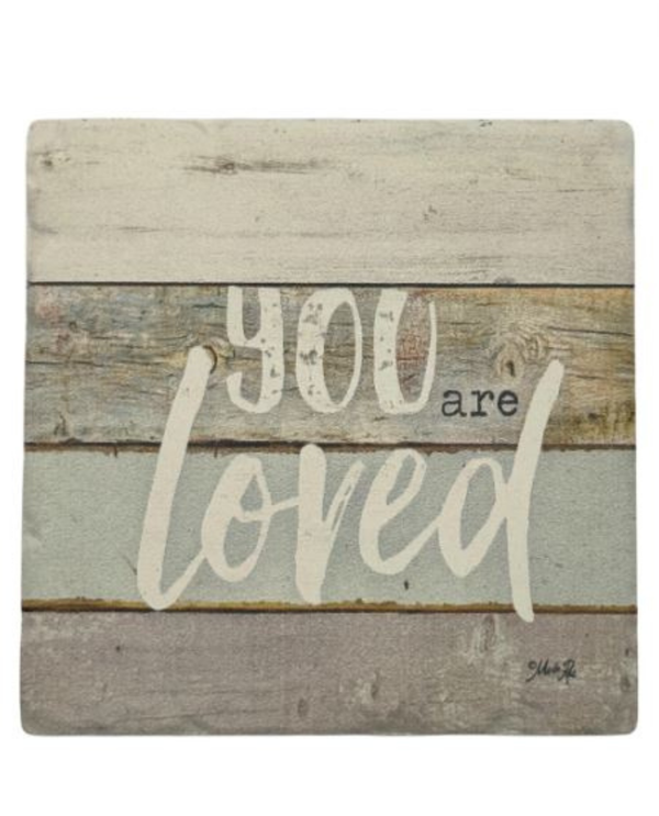 POSITIVE WORDS CERAMIC COASTER