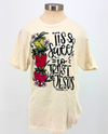 PROVERBS 3:5 STRAWBERRY T-SHIRT CREME