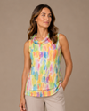 PURE ESSENCE 667-4812 PASTEL COWL TANK MINT