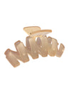 MATTE HAIR CLIP 325145/6 APRICOT-ZIG ZAG