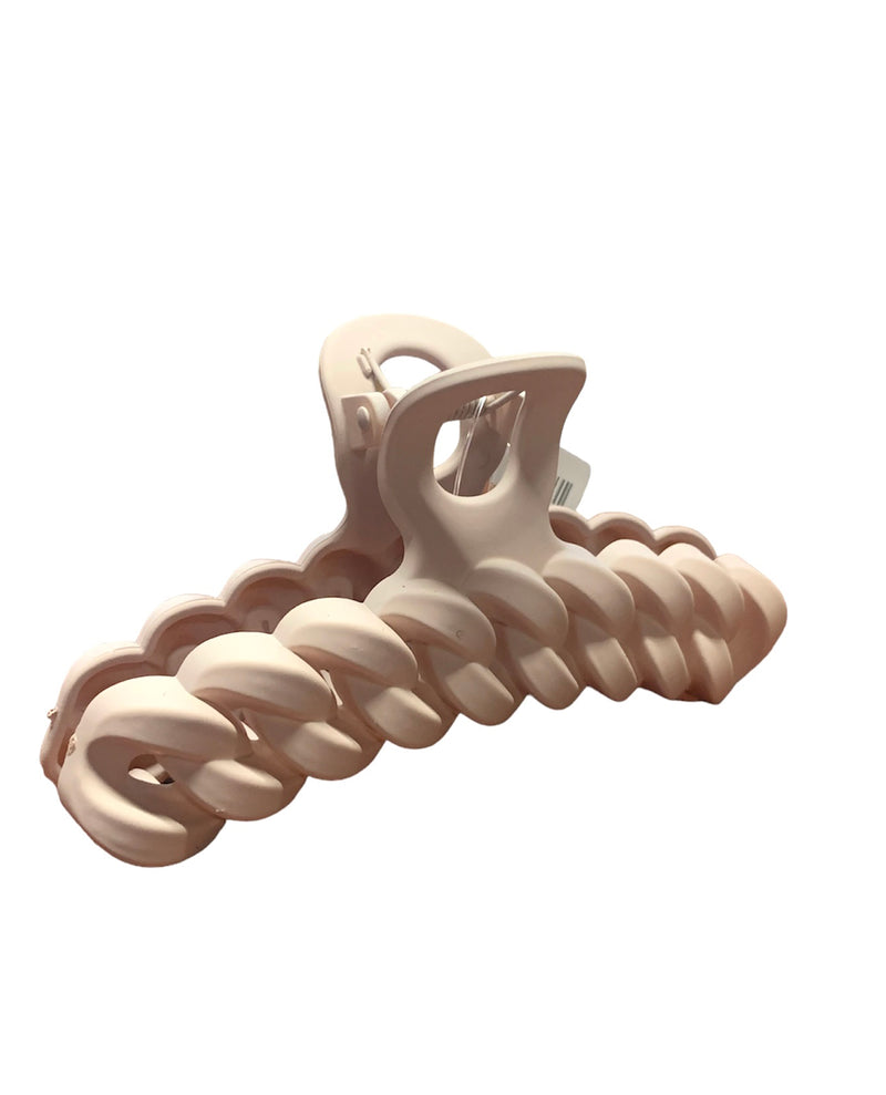 MATTE HAIR CLIP 325145/6 NUDE-CHAIN