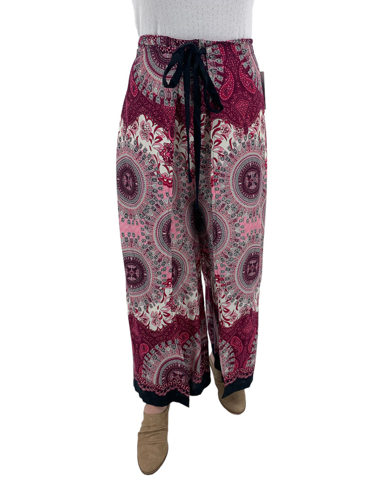 ONE SIZE WRAP PANT FUSCHIA