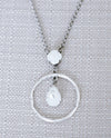 RACHEL MARIE DESIGNS PRESLEY NECKLACE WHITE ICE