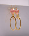 RACHEL MARIE DESIGNS DANNI GOLD EARRING FLAMINGO