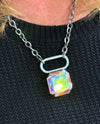 RACHEL MARIE DESIGNS MAE PENDANT NECKLACE AURORA BOREALIS