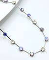 RACHEL MARIE DESIGNS TIFFANY NECKLACE VIOLTE GLACIER BLUE MIX