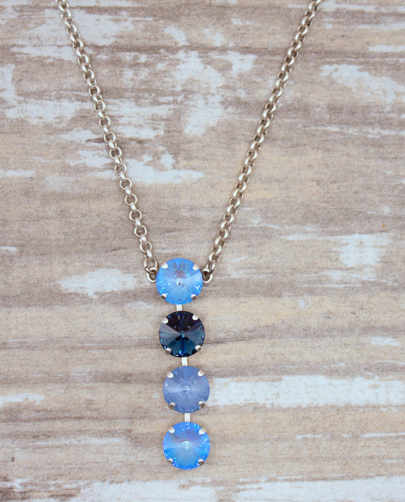 RACHEL MARIE DESIGN  KAREN NECKLACE BLUE JEAN DREAMS