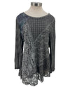 RADZOLI ANN22502 MULTI PATCH LACE TOP