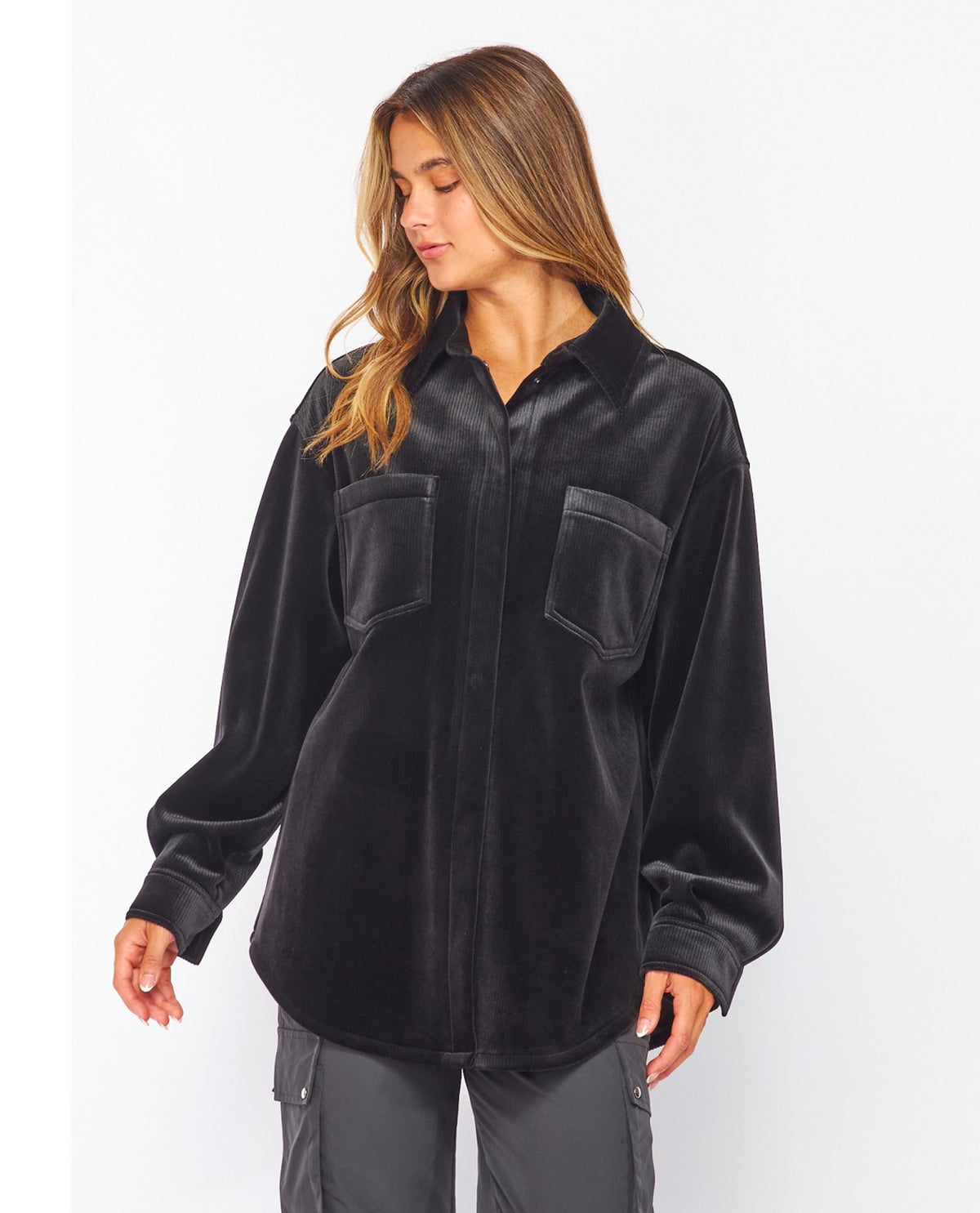 RISE300 CORDUROY RIBBED BUTTON JACKET The Clothing Cove