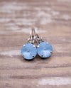 RMD BROOKE DROP EARRING LIGHT SAPPHIRE MATTE