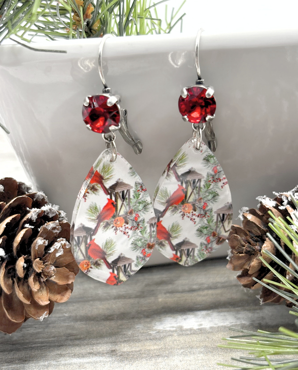 RMD CARDINAL EARRING