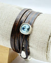 RMD COCO WOOD BRACELET aqua champagne