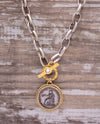 RMD COIN NECKLACE W/TOGGLE