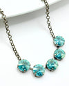 RMD DELLA NECKLACE aqua bohemica champagne