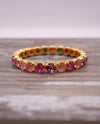 RMD EVIE GOLD STRETCH BRACELET FLAMINGO PUNCH